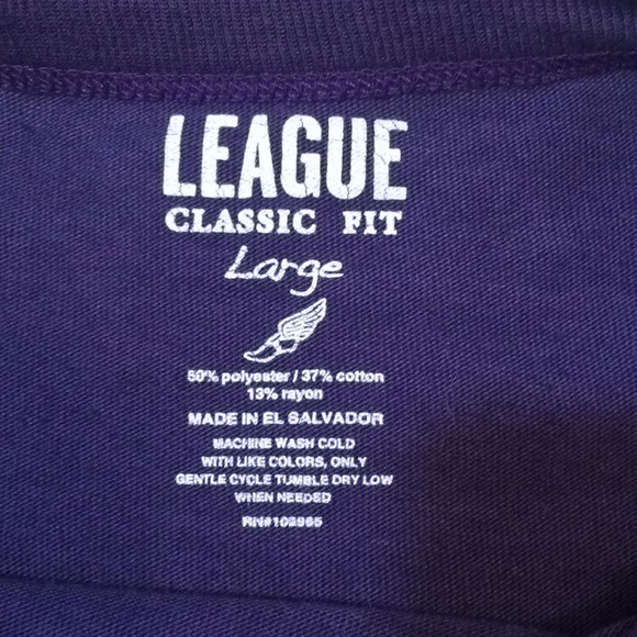 University of Portland Lrg University Purple Shirt - Picture 4 of 4